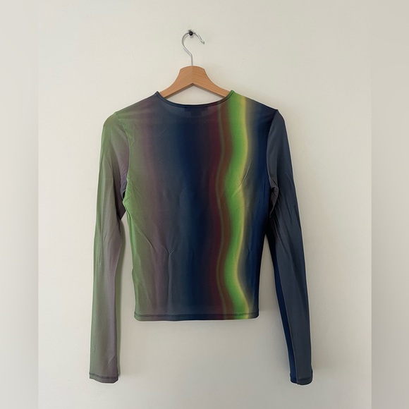 PALOMA WOOL ICELAND NORTHERN LIGHTS PRINT TOP SIZE M - Picture 6 of 9
